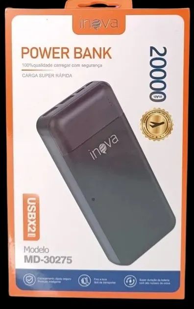 Power Bank 20000mAh Inova MD 30275 Loja Coimbra Computadores Entregamos