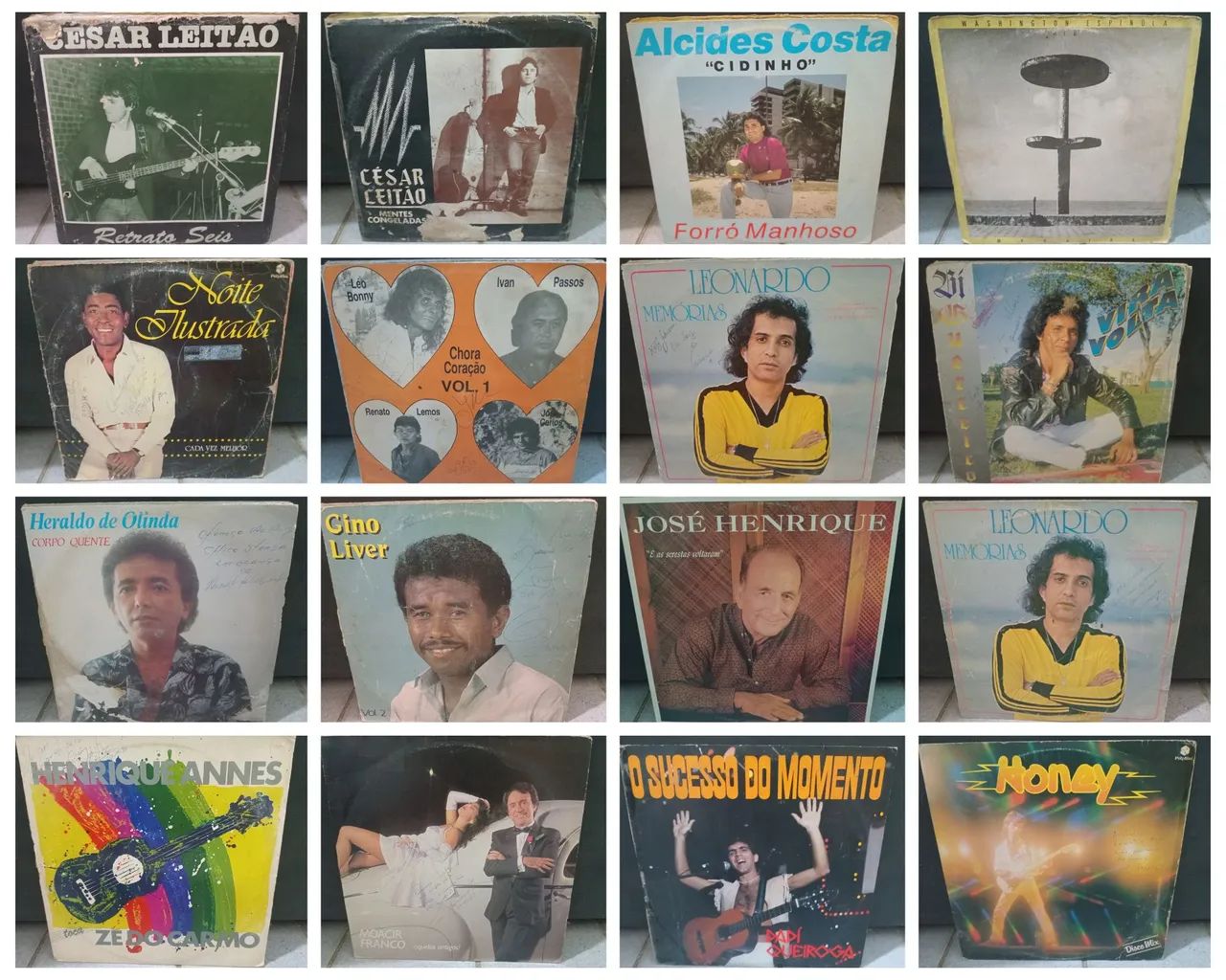 Lote com 72 Discos de Vinil Autografados - Foto 3