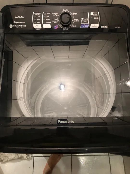 MAQUINA DE LAVAR 12 k PANASONIC Automática com Turbo Secagem - Foto 4