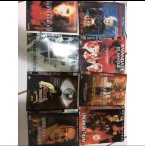 dvds terror usados videolocadora scanners hellraiser cujo casa do espanto e +