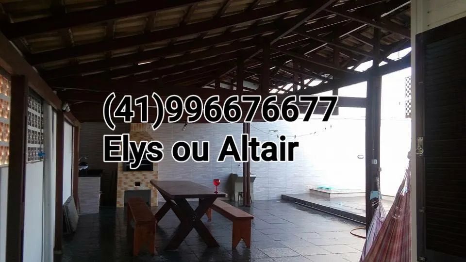 Casa com piscina 100m da praia, nereidas, guaratuba,até 10 pessoas(somente Casafamilias)  - Foto 3