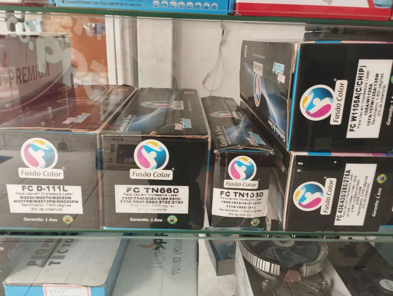 Cartucho e Tonners diversos novos