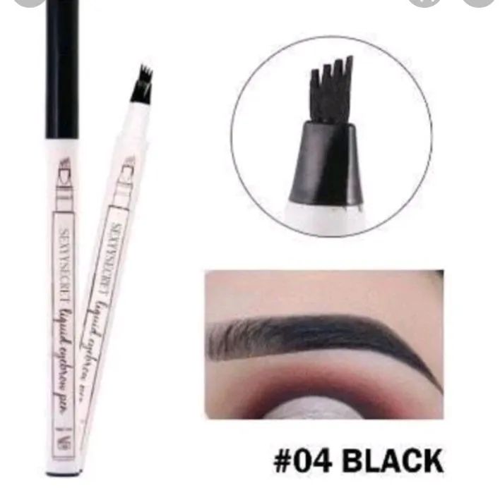 Caneta Lápis Henna para sobrancelhas preta ou marrom