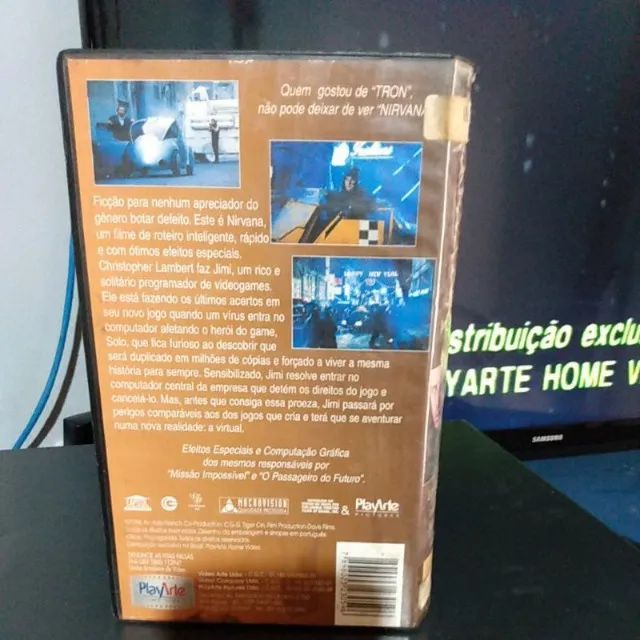 Fita de vídeo vhs filme Nirvana - Foto 2