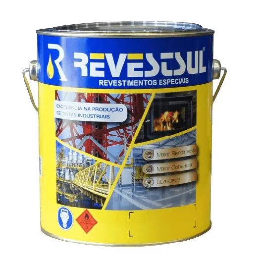 Tinta galvofrio 3,6L cinza metálico revestsul 