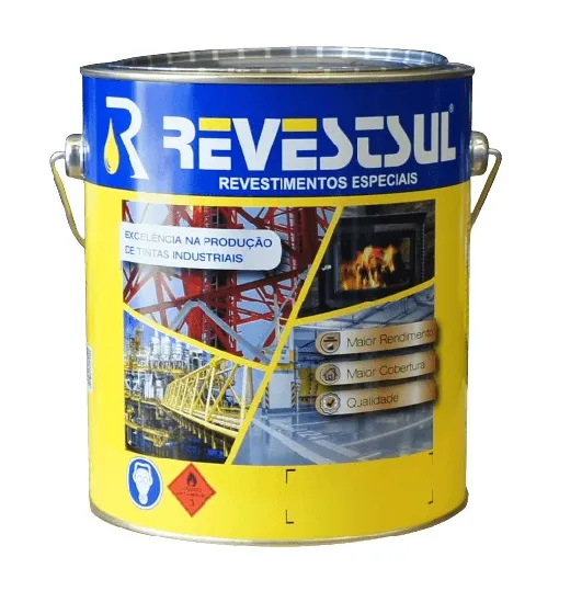 Tinta galvofrio 3,6L cinza metálico revestsul 