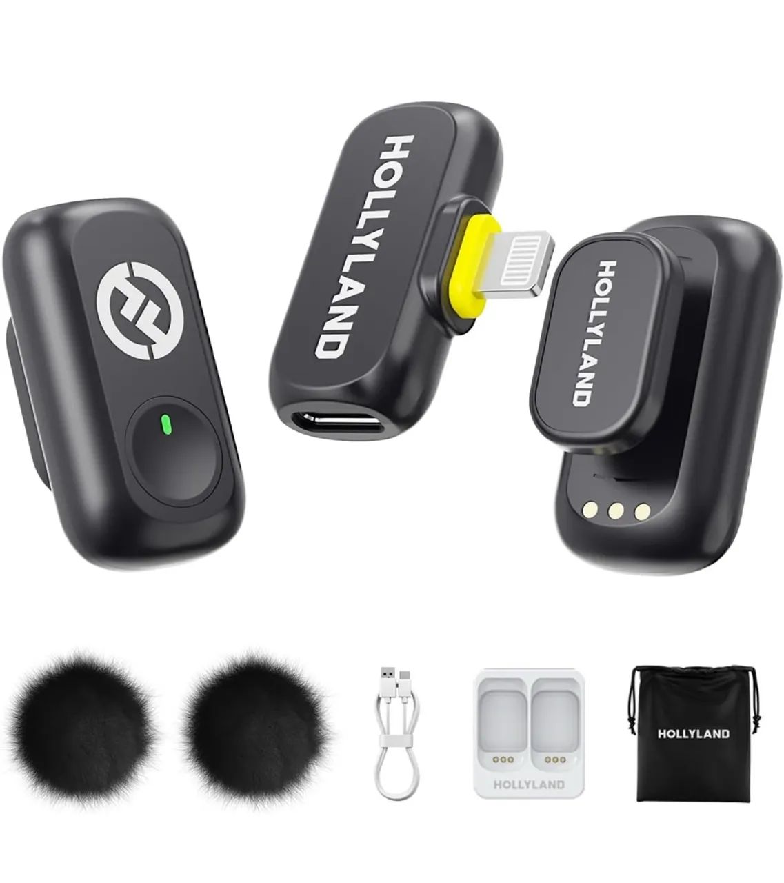 Microfone Hollyland Lark A1 Mini Wireless Qualidade de Estúdio