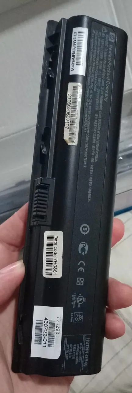 Lote 2 Baterias Originais de Notebook - Acer AS10D73 e HP HSTNN-DB46 - Conserto ou Peças - Foto 2