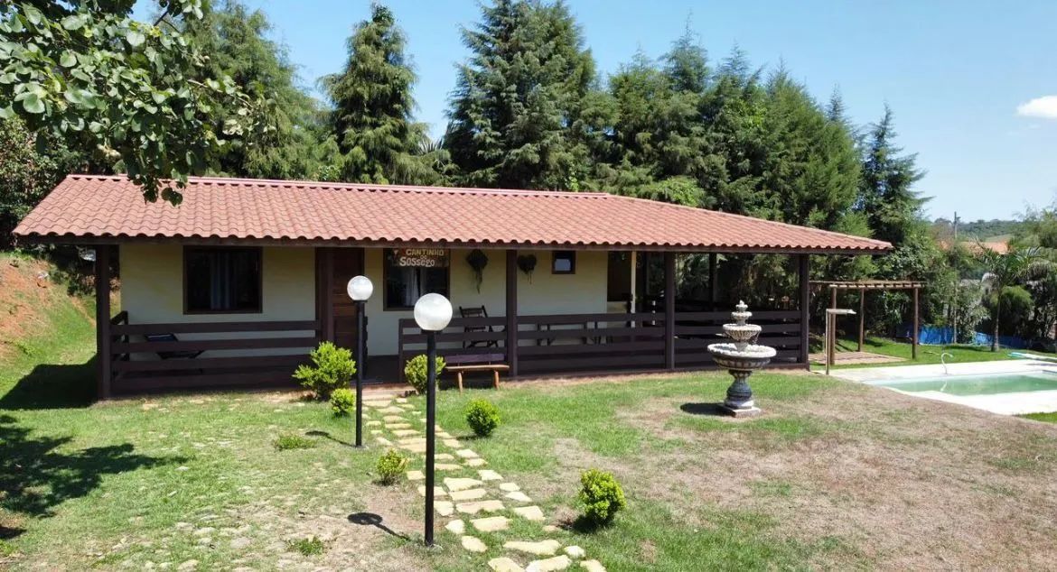 CHÁCARA 1200m2 MATEUS LEME SERRA AZUL,CASA 2 QUARTOS,PISCINA AQUECIDA, ÁREA GOURMET - Foto 2