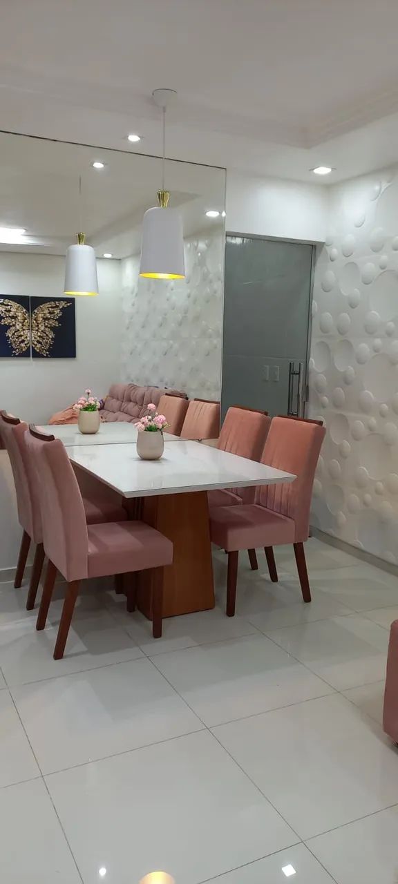 Vendo lindo apartamento 100% mobiliado, de 2 quartos no cond.  Total Ville  Vida Nova, bai - Foto 5