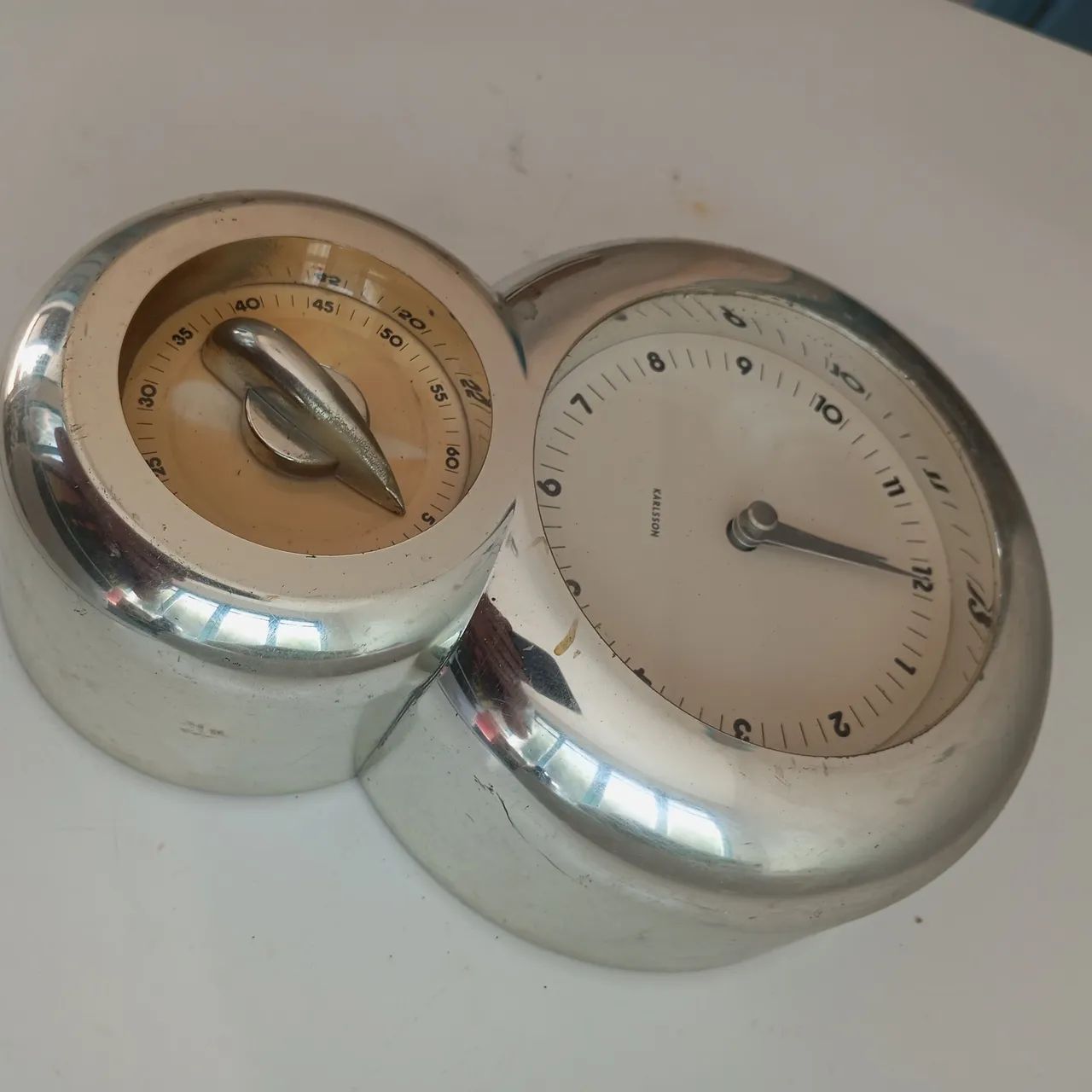 Relógio de parede vintage Karlsson - Foto 3