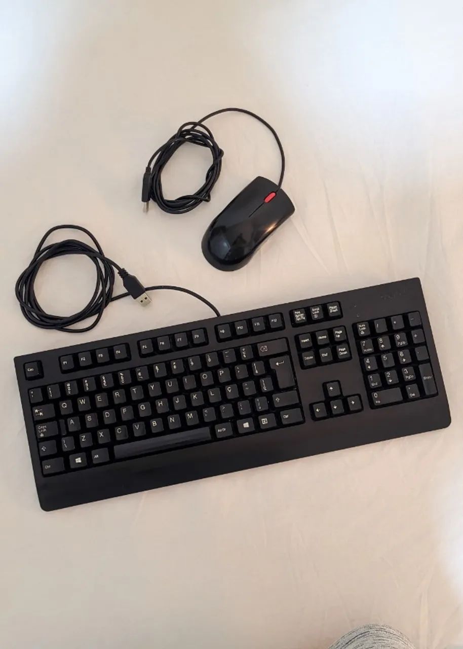 Teclado + Mouse USB Lenovo