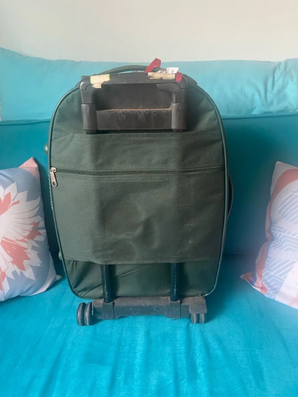 Mala de Viagem Verde Pequena 10kg - Foto 3