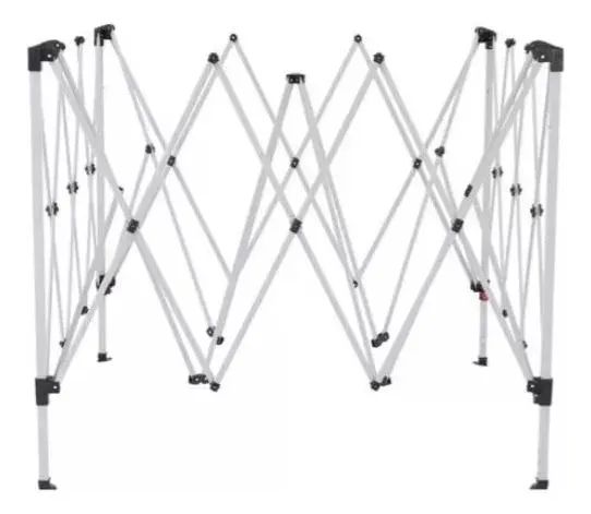 Belfix tenda gazebo sanfonado articulada 3x3m mala transporte cor azul - Foto 2