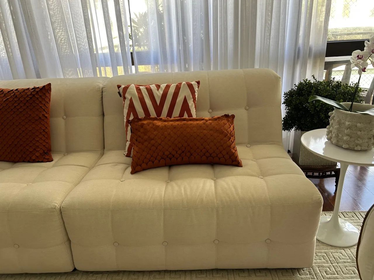 Sofá modular de 6 lugares, offwhite, captone  - Foto 2
