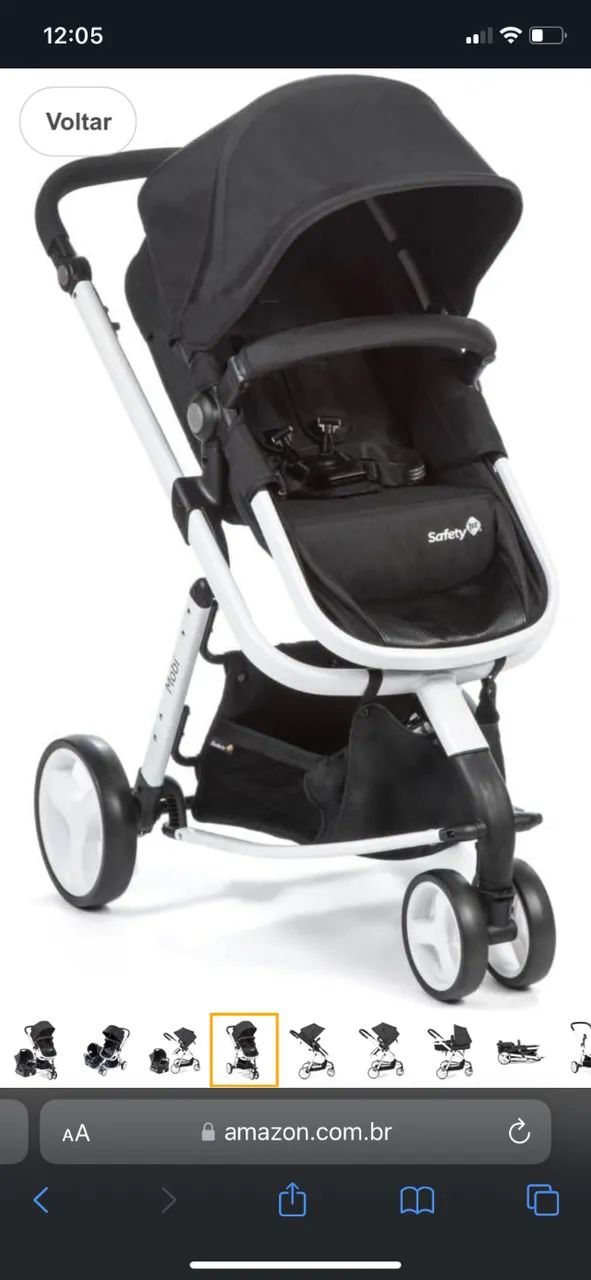 Bebê conforto e carrinho moisés  - Foto 3