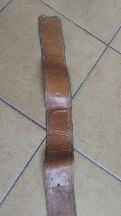Cinto rastra couro legítimo tamanho 85 - Foto 4
