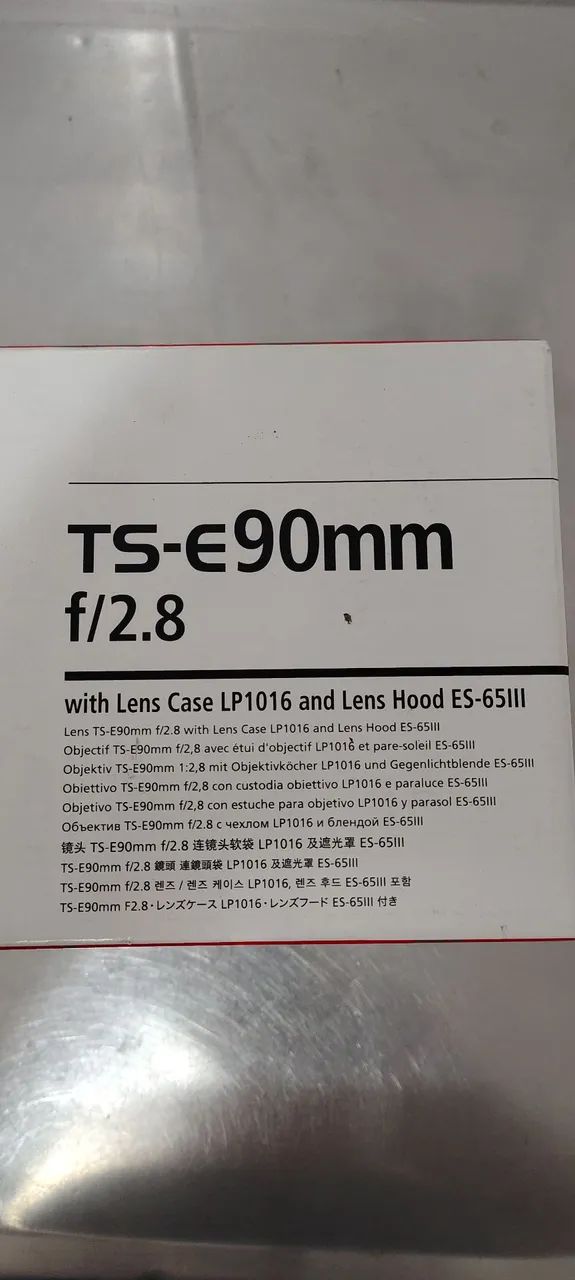 Lente Canon TS-E 90mm f/2.8 - Foto 3