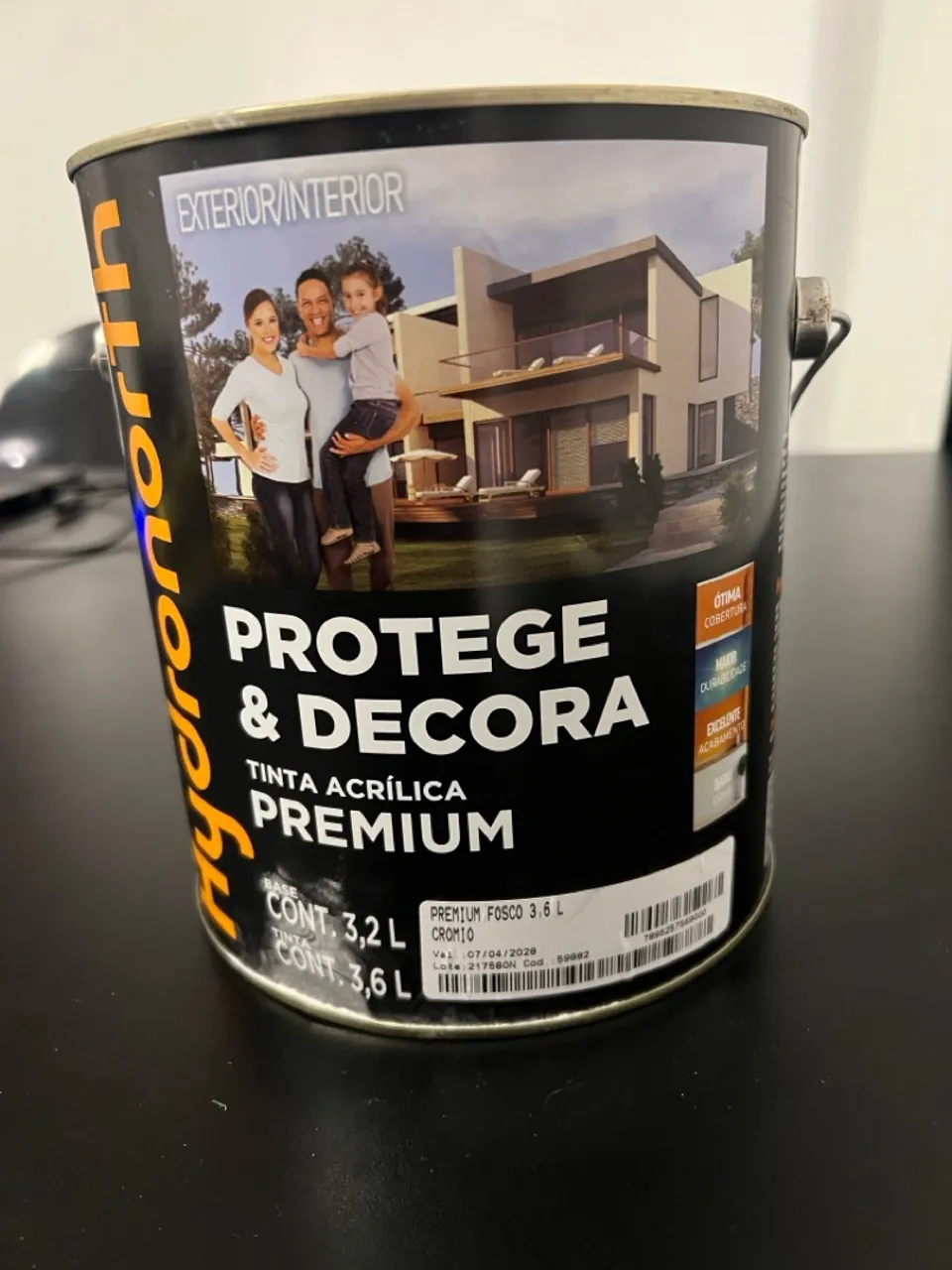 Tinta Acrílica Premium Hydro North cor Cromio