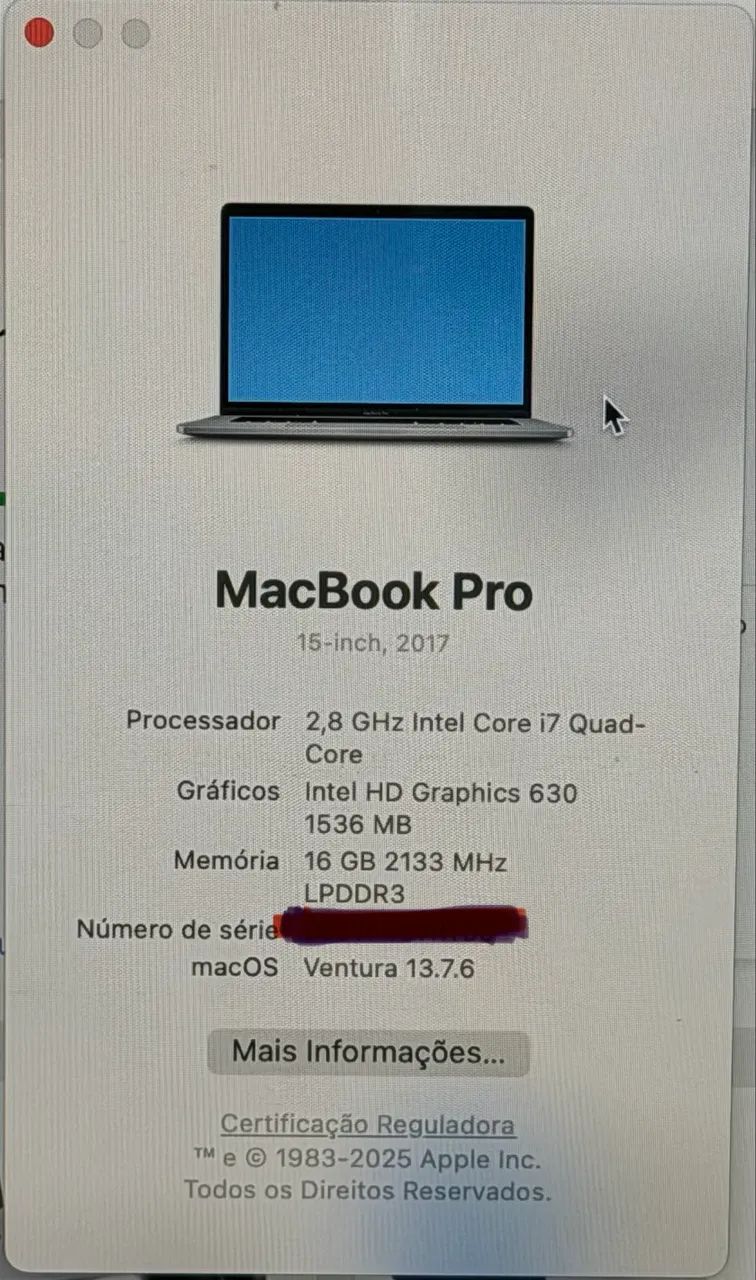 MacBook Pro pouco uso 