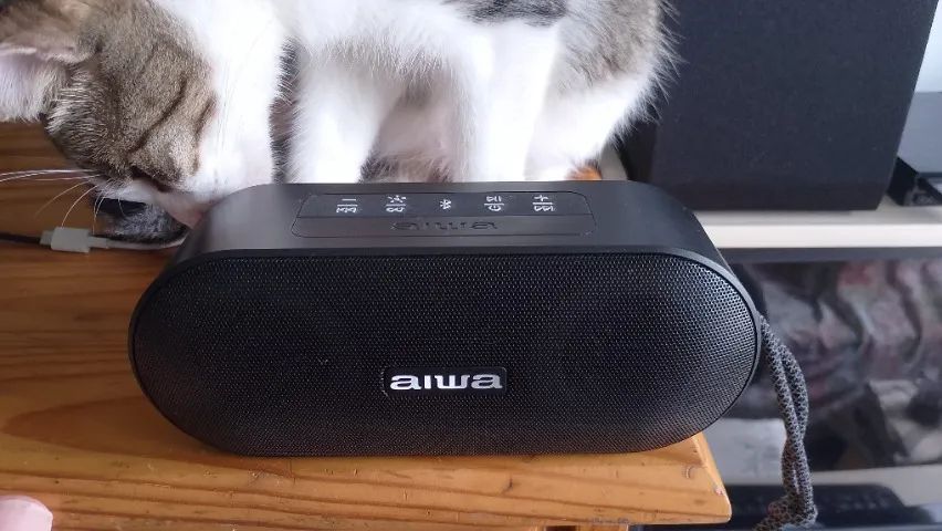 Caixa De Som Speaker Bluetooth Aws-sp-01 Aiwa - Foto 2