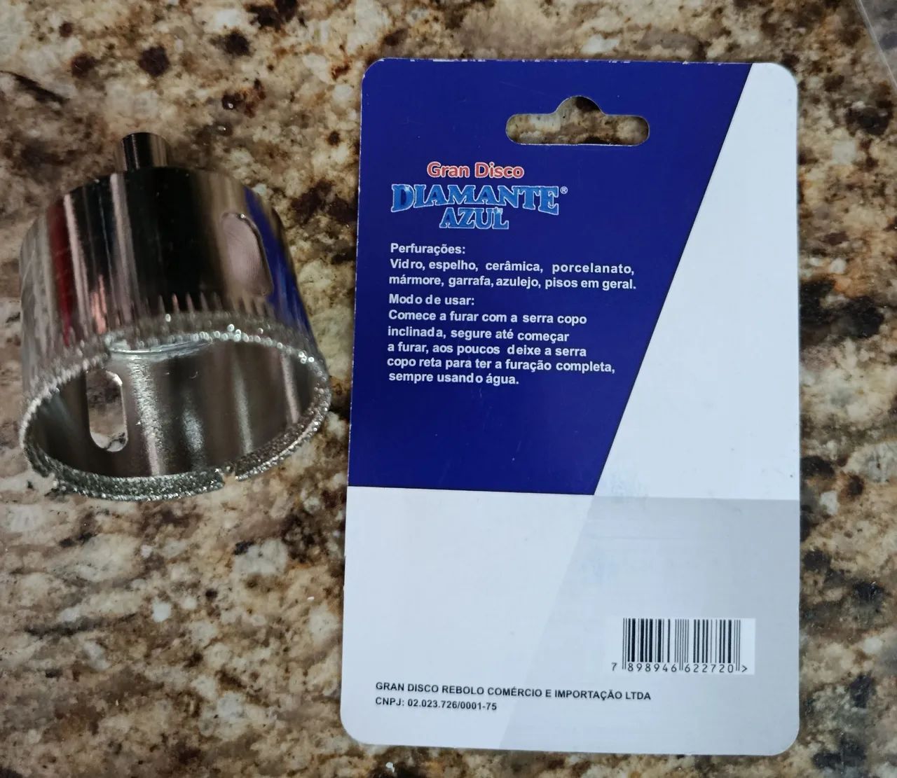 Serra Copo Diamantada 40mm para Cerâmica e Vidro - Foto 2