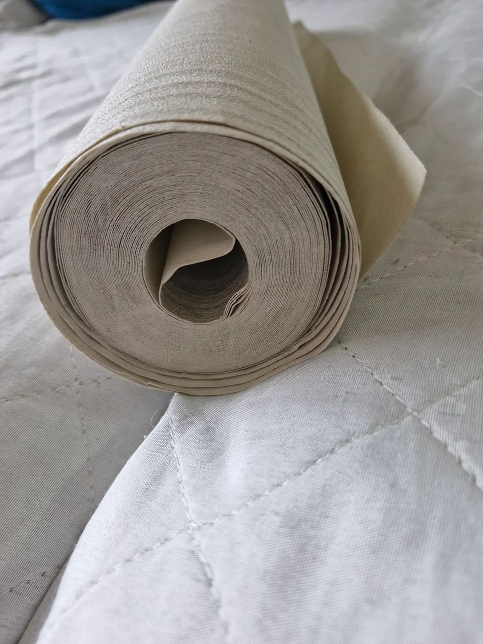 Papel de parede bege 5,3 m2 - Foto 4