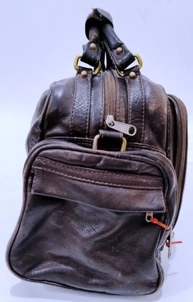 Bolsa Zélio em Couro Original - Grife  - Foto 3