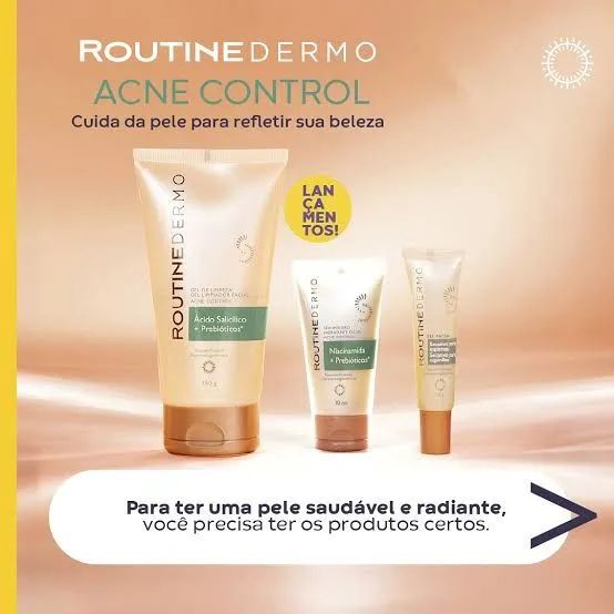 Kit Tratamento Acne com 3 itens essenciais Routine Dermo Hinode / resultados até 28 dias - Foto 2