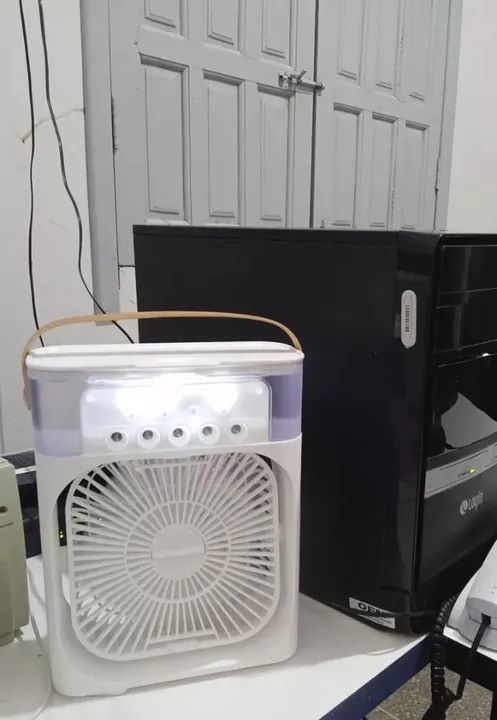 Climatizador Portatil Mini Ar Condicionado Refrescante Nexfan Cor Preto 110V/220V - Foto 4