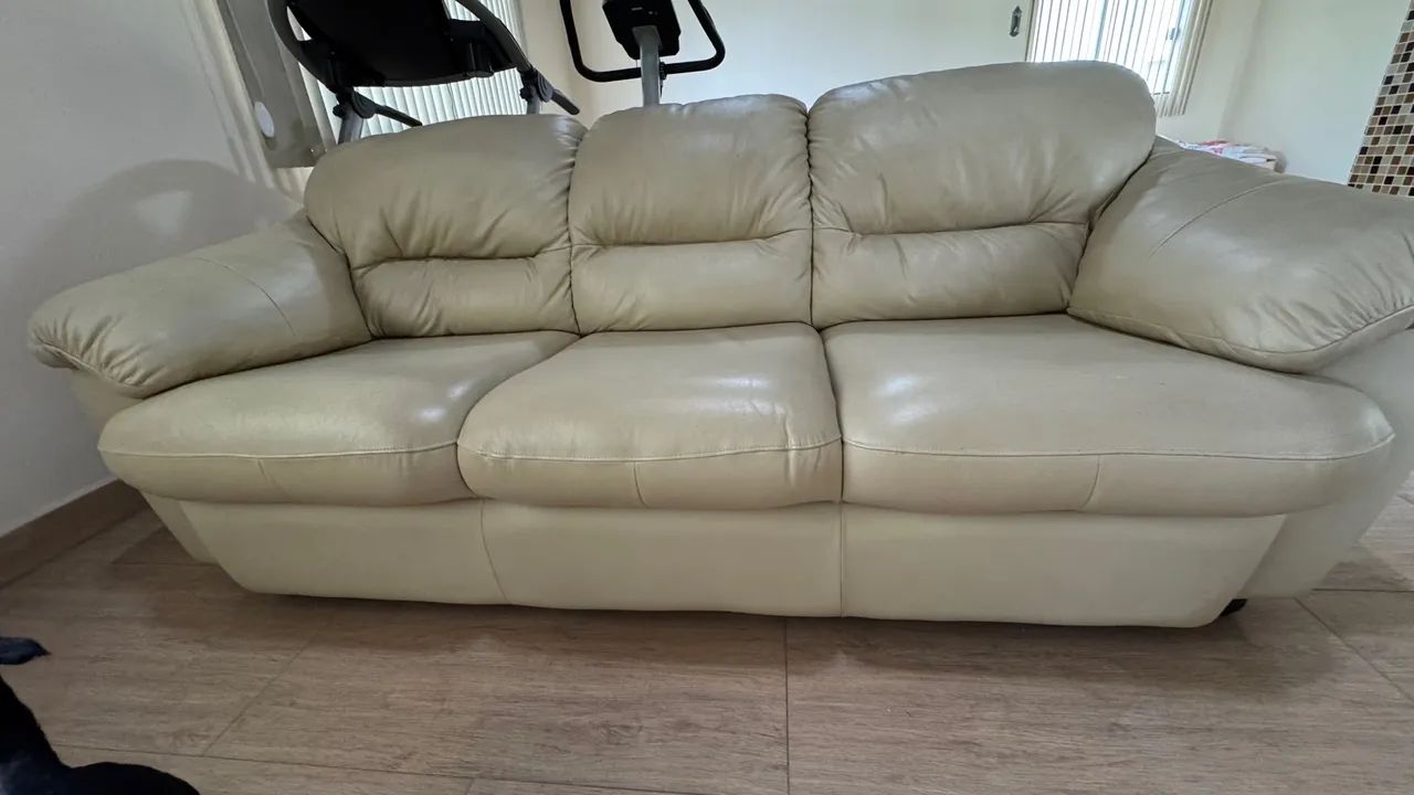 Conjunto de sofá - couro legítimo 64311591766785121