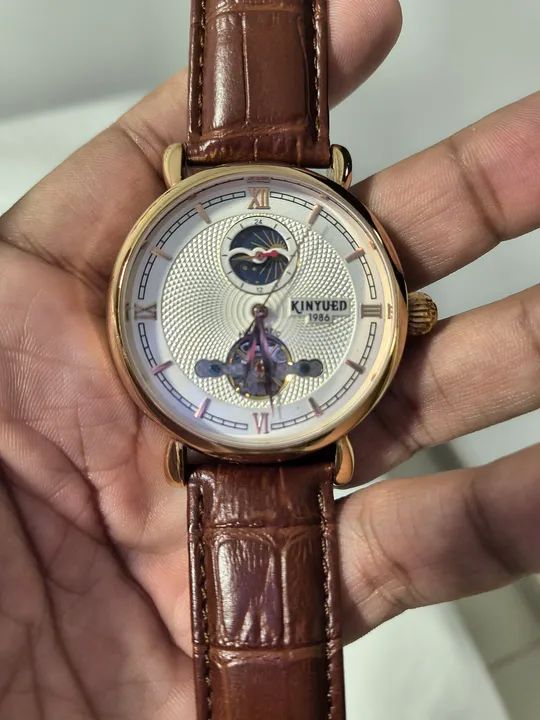 Relógio de pulso masculino automático Kinyed