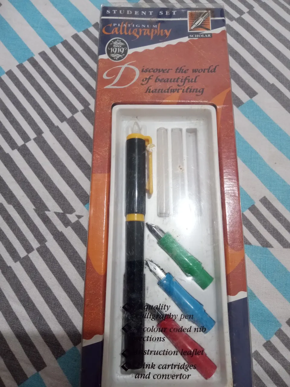 Kit Caneta Caligrafia Platinum Scholar - Estudante