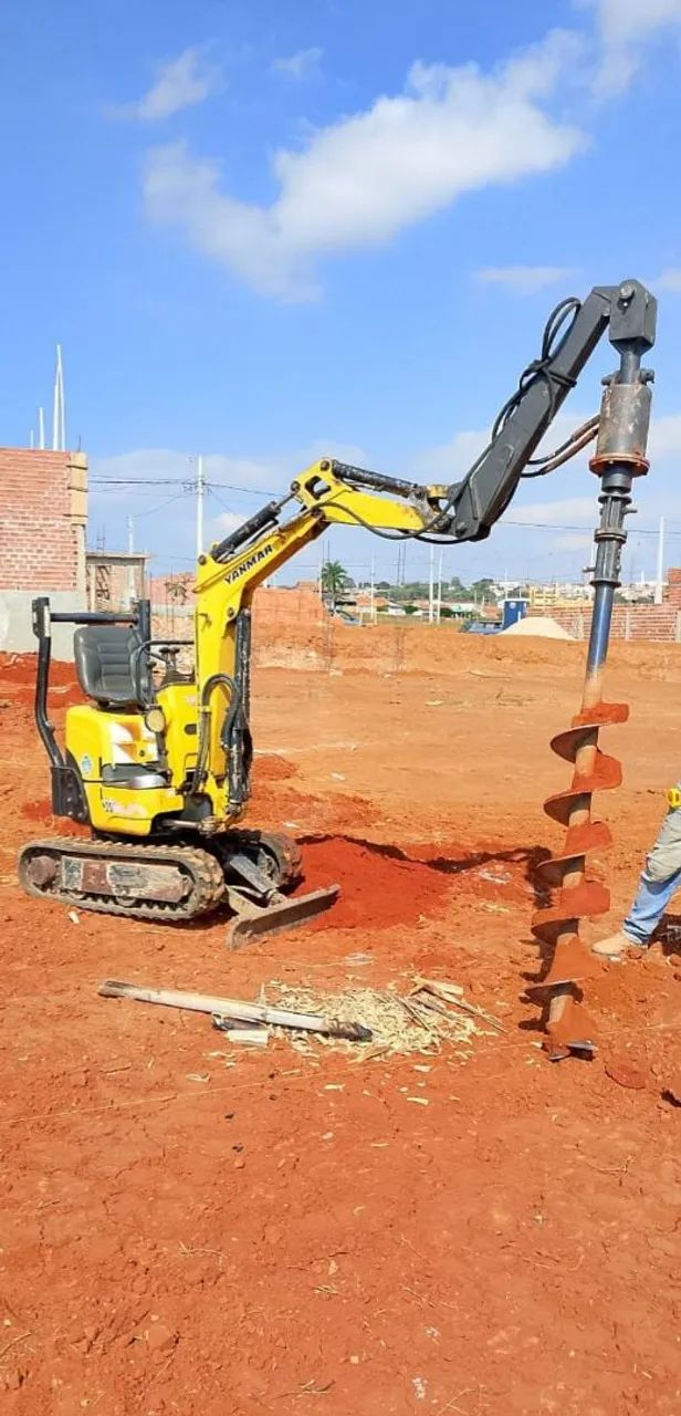 Mini escavadeira Yanmar SV08, 5 conchas  - Foto 2