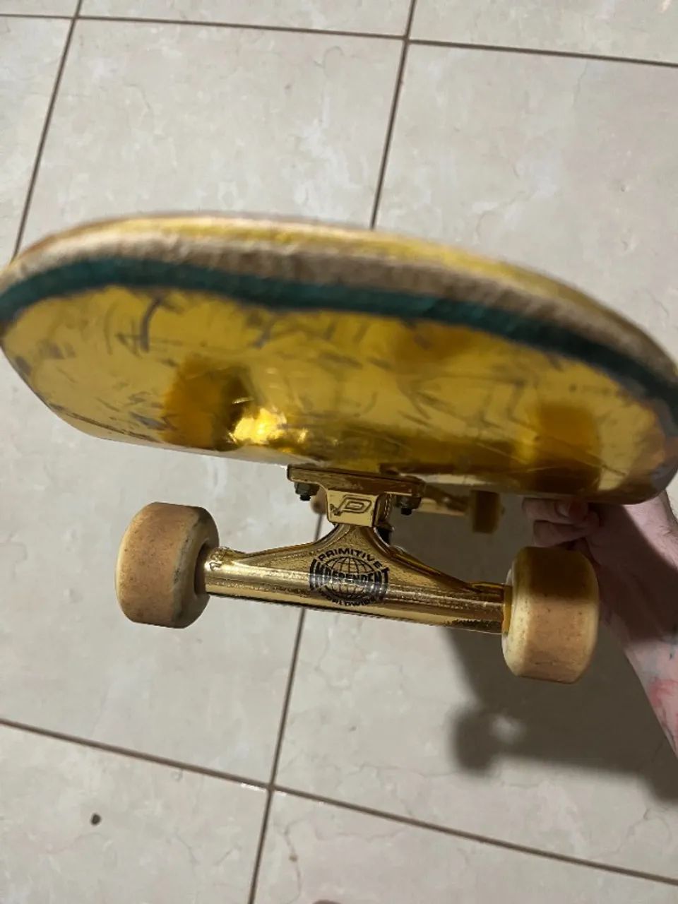 Skate Montado Profissional Importado - Primitive, Independent, Ricta, Red Bones (Completo) - Foto 4