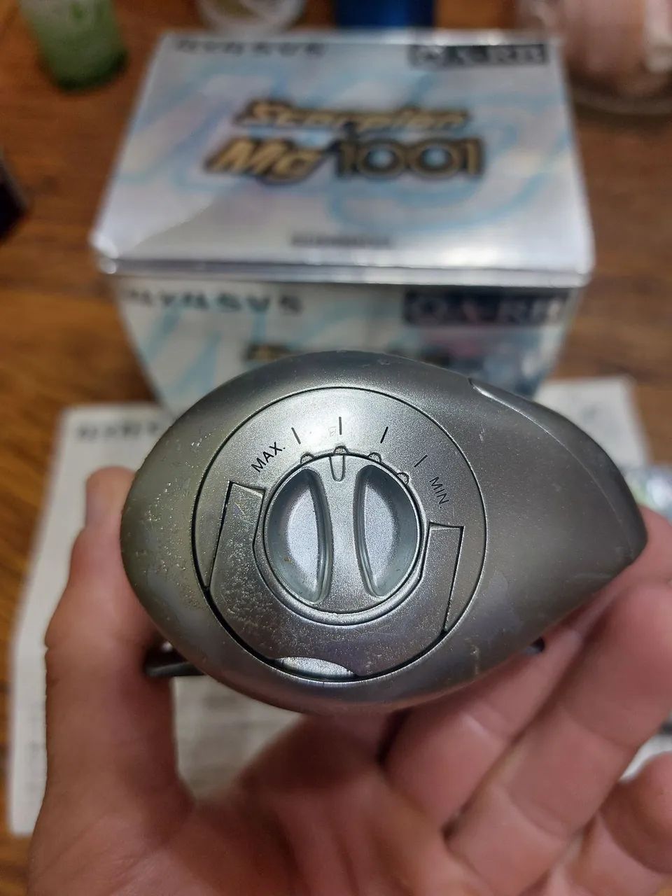 Carretilha Shimano Scorpion MG 1001 Completa - Foto 3