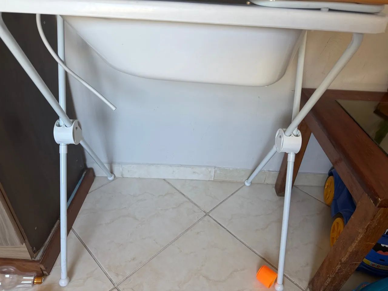 Banheira com trocador 