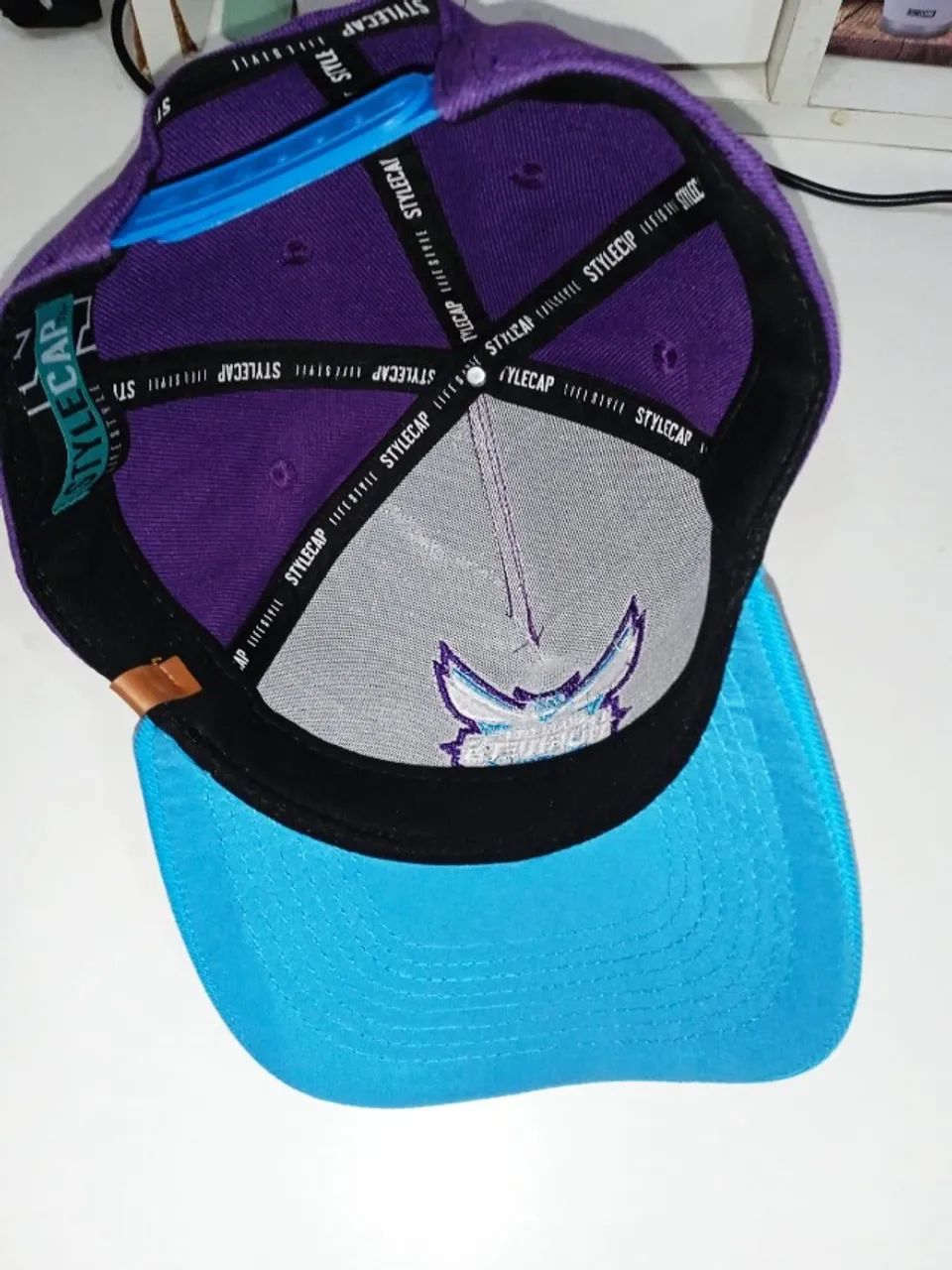 Boné aba curva snapback, NBA Charlotte hornets. - Foto 4