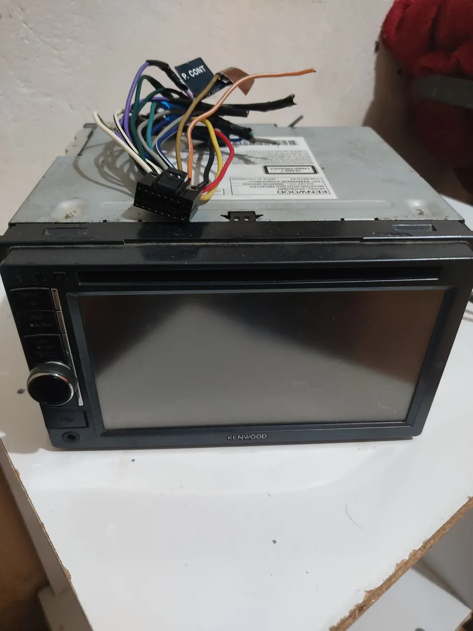 Som automotivo monitor Kenwood ,USB , bluetooth,dvd,cd ,am FM em ótimo estado r$180