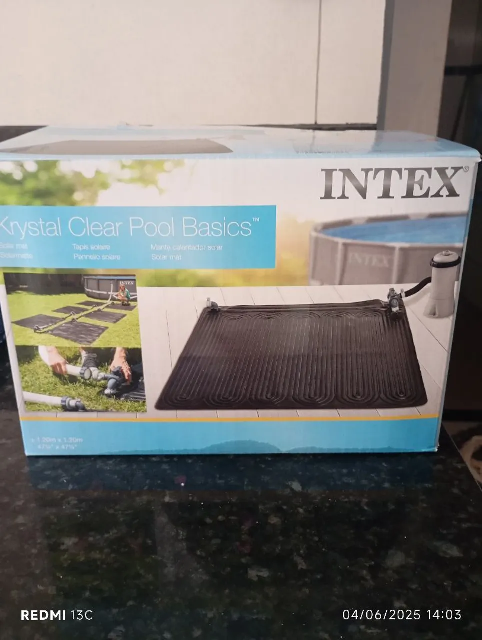 Aquecedor pscina Intex semi novo 1 tapete por 170 dois tapetes aquecedor por 300 reais 