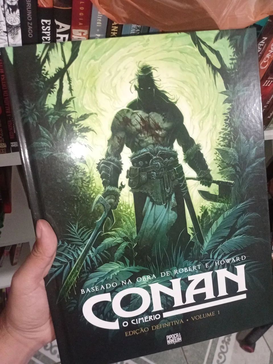 Conan vol 1 e 2 quadrinho pipoca e naquim grena - Foto 2