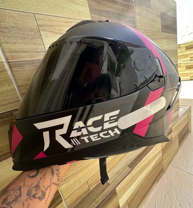 Capacete de segurança race tech feminino  - Foto 3