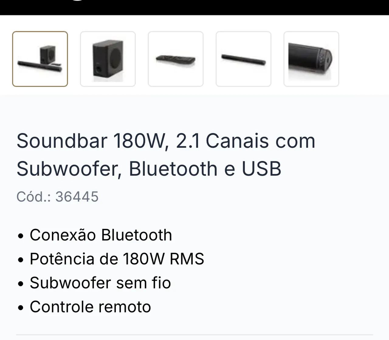 Caixa de Som Subwoofer GoldenTec - Foto 2