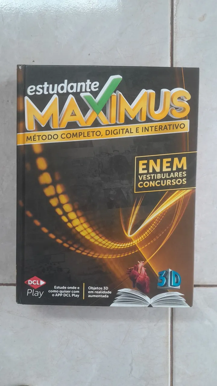 Livro Estudante Maximus ENEM Vestibulares Concursos