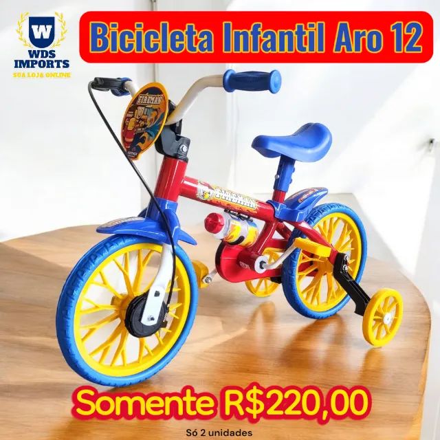 Bicicleta Infantil Aro 12 - Nathor