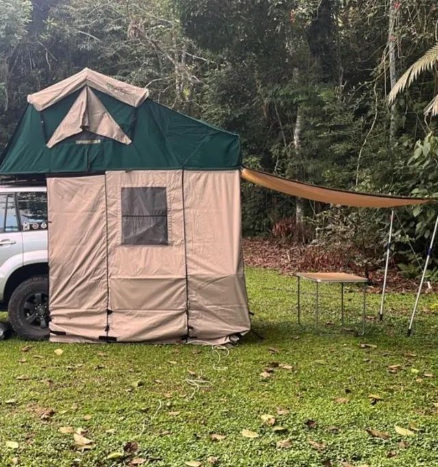 BARRACA DE TETO c/anexo CAMPINGS WORLD (TOPCAMP) 1,40m - Usada 2x