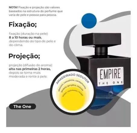 Perfume Masculino Empire The One Hinode 100ml - Foto 4