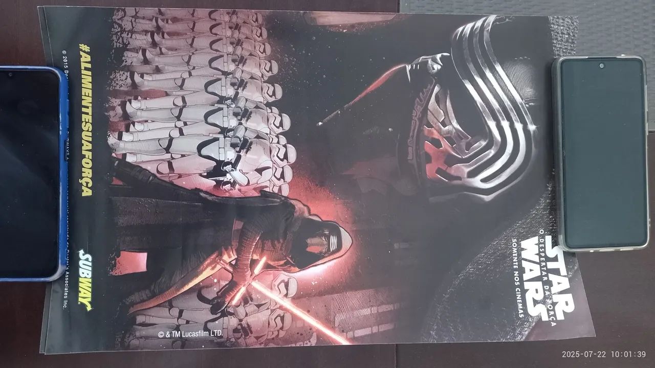 2 Poster Star Wars Subway O Despertar da Força - Foto 2