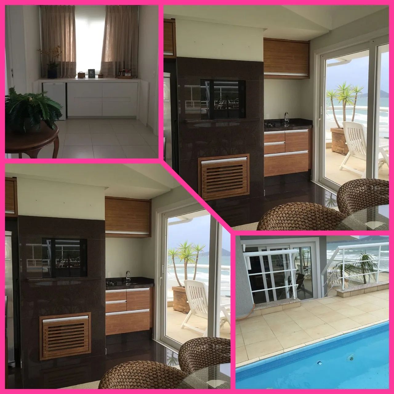 Linda casa Pé na areia Bombinhas  - Foto 3