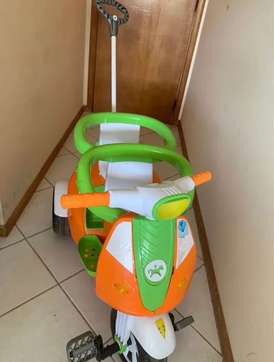 Moto Duo De Passeio E Pedal Triciclo 2 Lugares Calesita